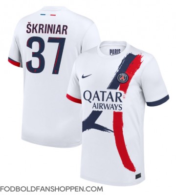 Paris Saint-Germain Milan Skriniar #37 Udebanetrøje 2024-25 Kortærmet